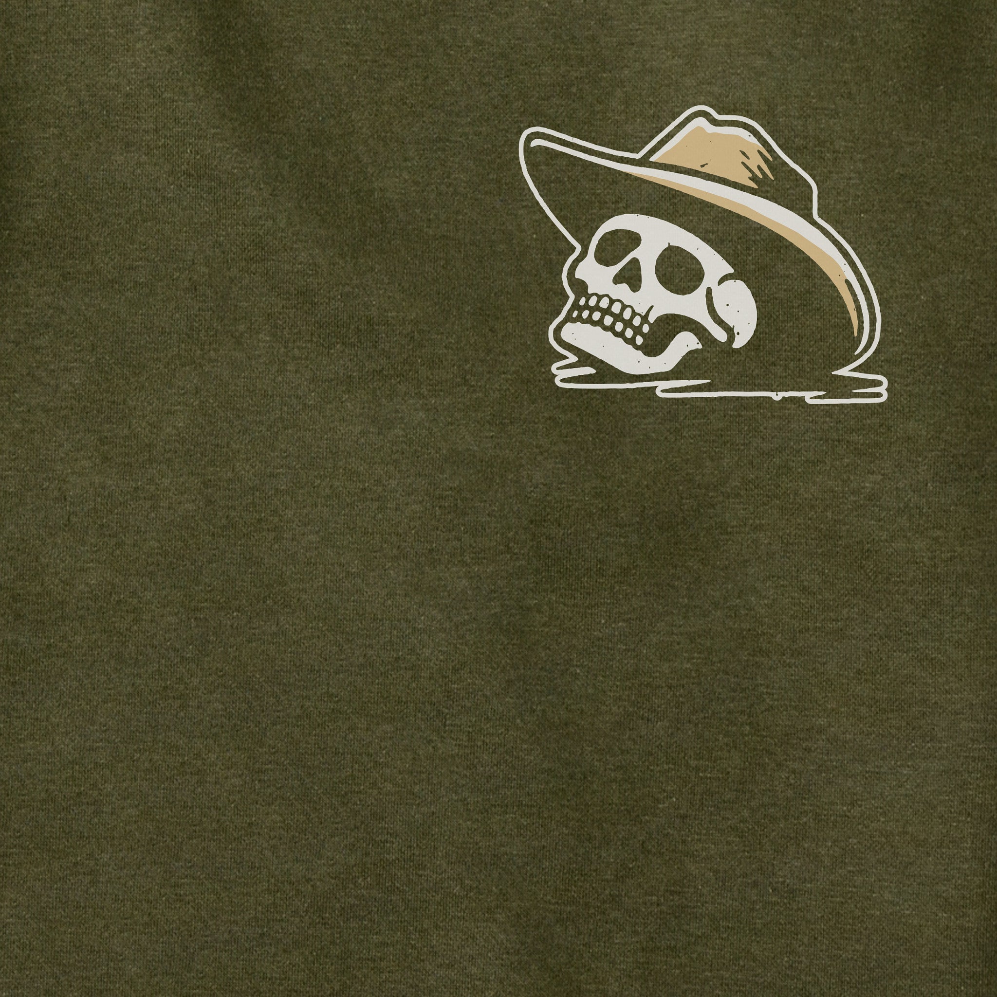 Adult Unisex Life was Good Cowboy Skull Every Wear Hoodie