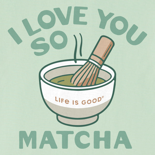 Product image for "Women's I Love You So Matcha Short Sleeve Crusher Boxy Tee" ||173535_2
