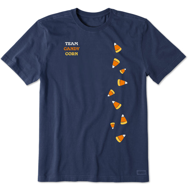 Men's Scattered Candy Corn Short Sleeve Crusher Tee Shop Life is