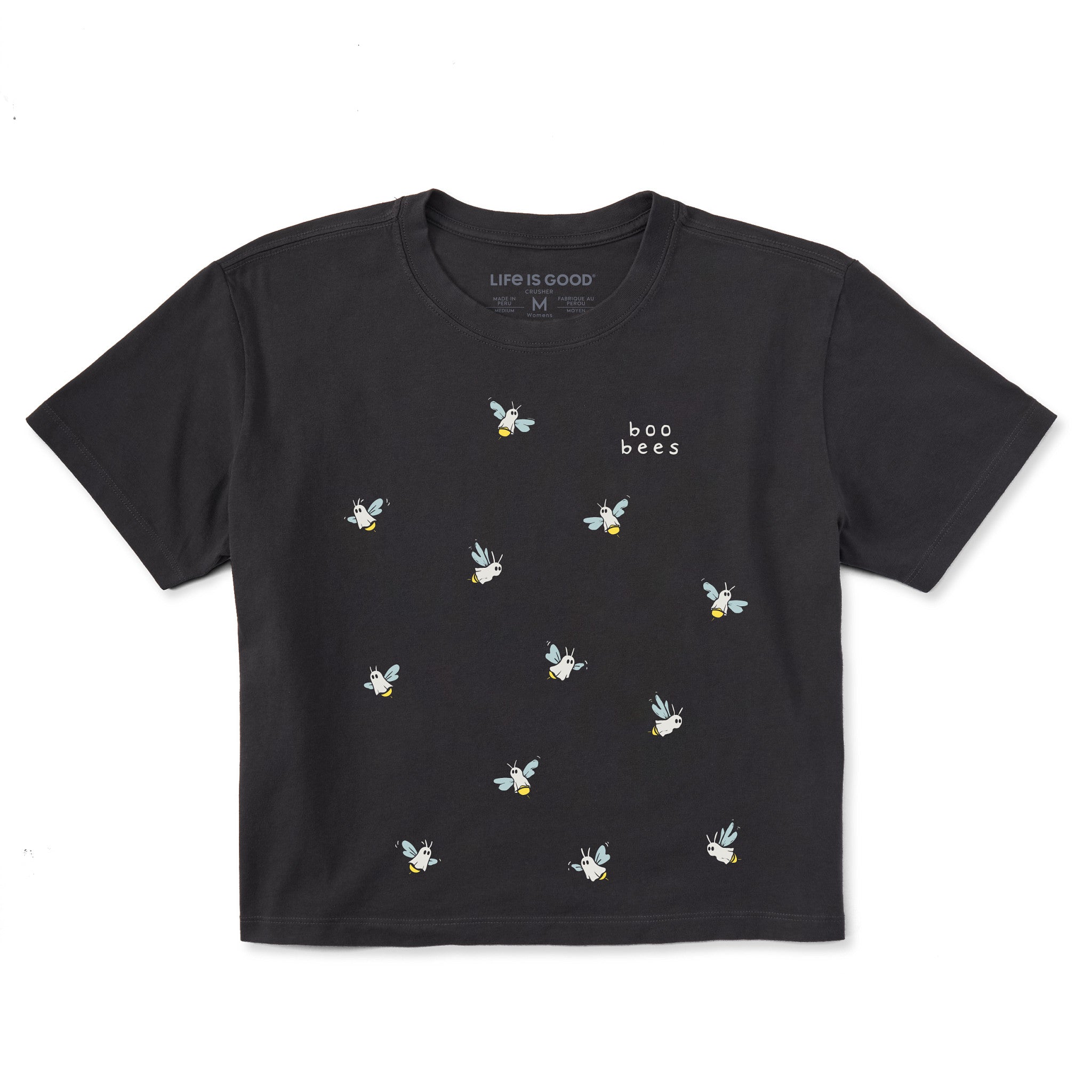 Women's Boo Bees Scatter Short Sleeve Crusher Boxy Tee | Shop Life