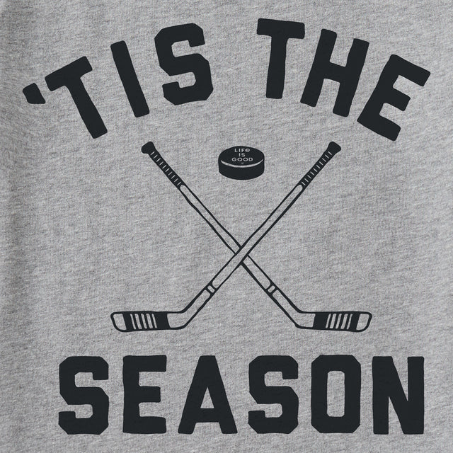 Product image for "Men's Tis the Season Hockey Long Sleeve Crusher Tee" ||174177_2