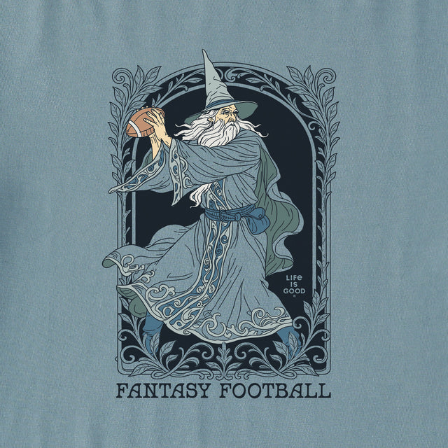 Product image for "Men's Fantasy Football Wizard QB Short Sleeve Crusher Tee" ||174279_2
