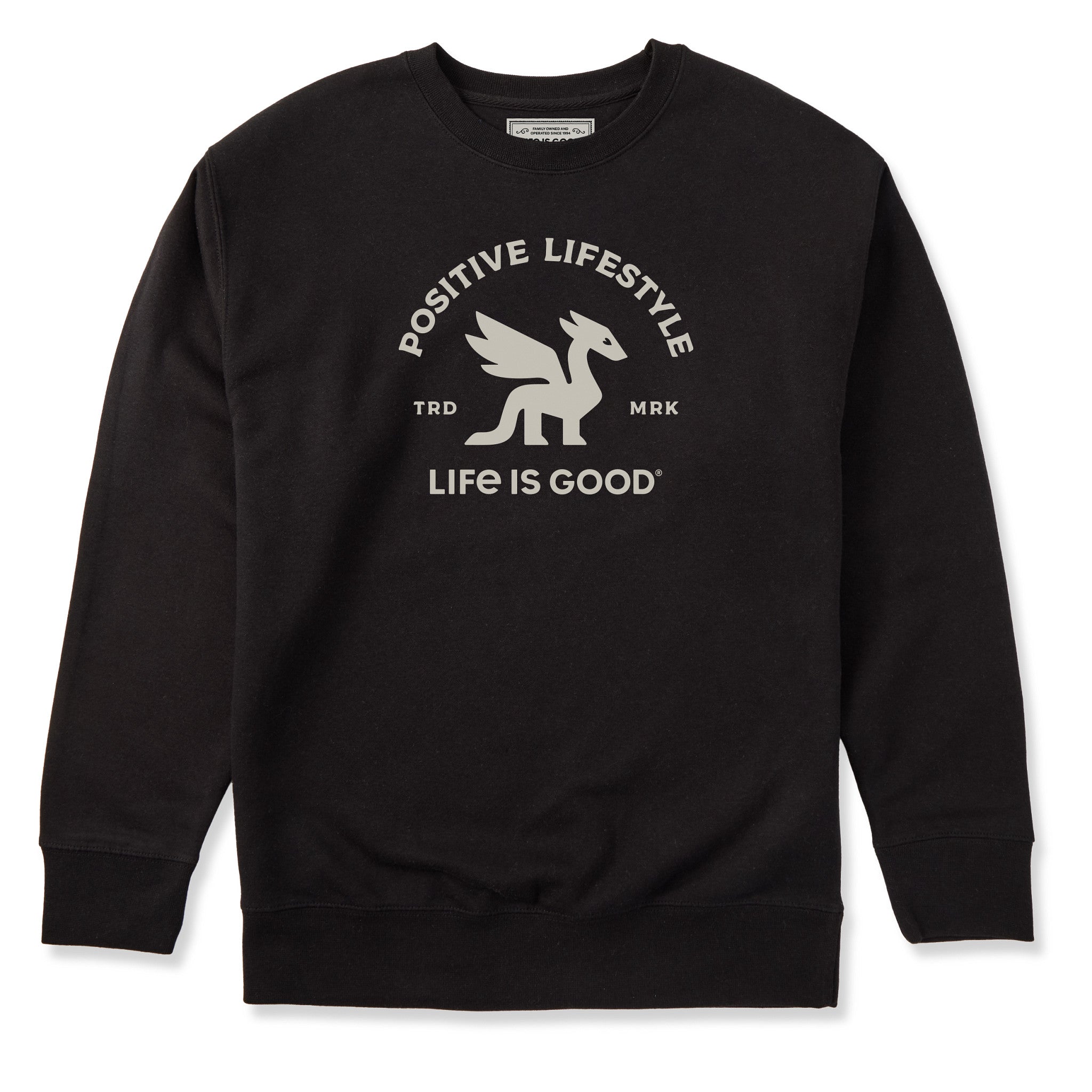 life is good Men's LIG x S.W.Smiley Schematic Long Sleeve Crusher