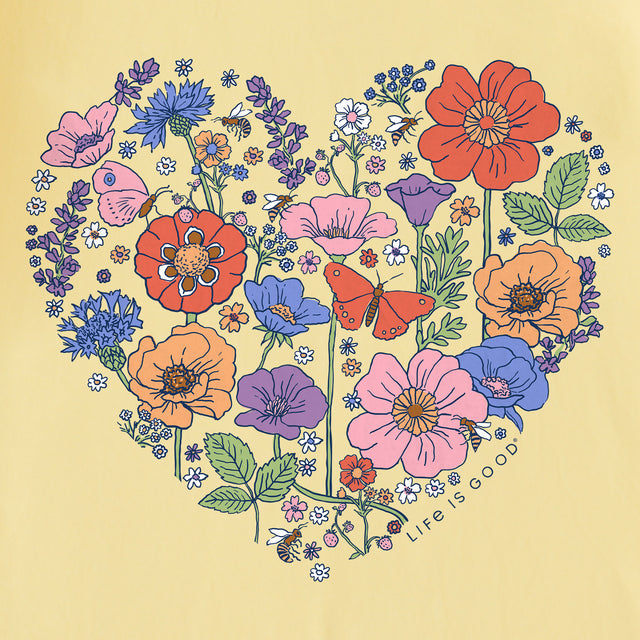 Product image for "Kids My Wildflower Heart Short Sleeve Crusher Tee" ||174328_2