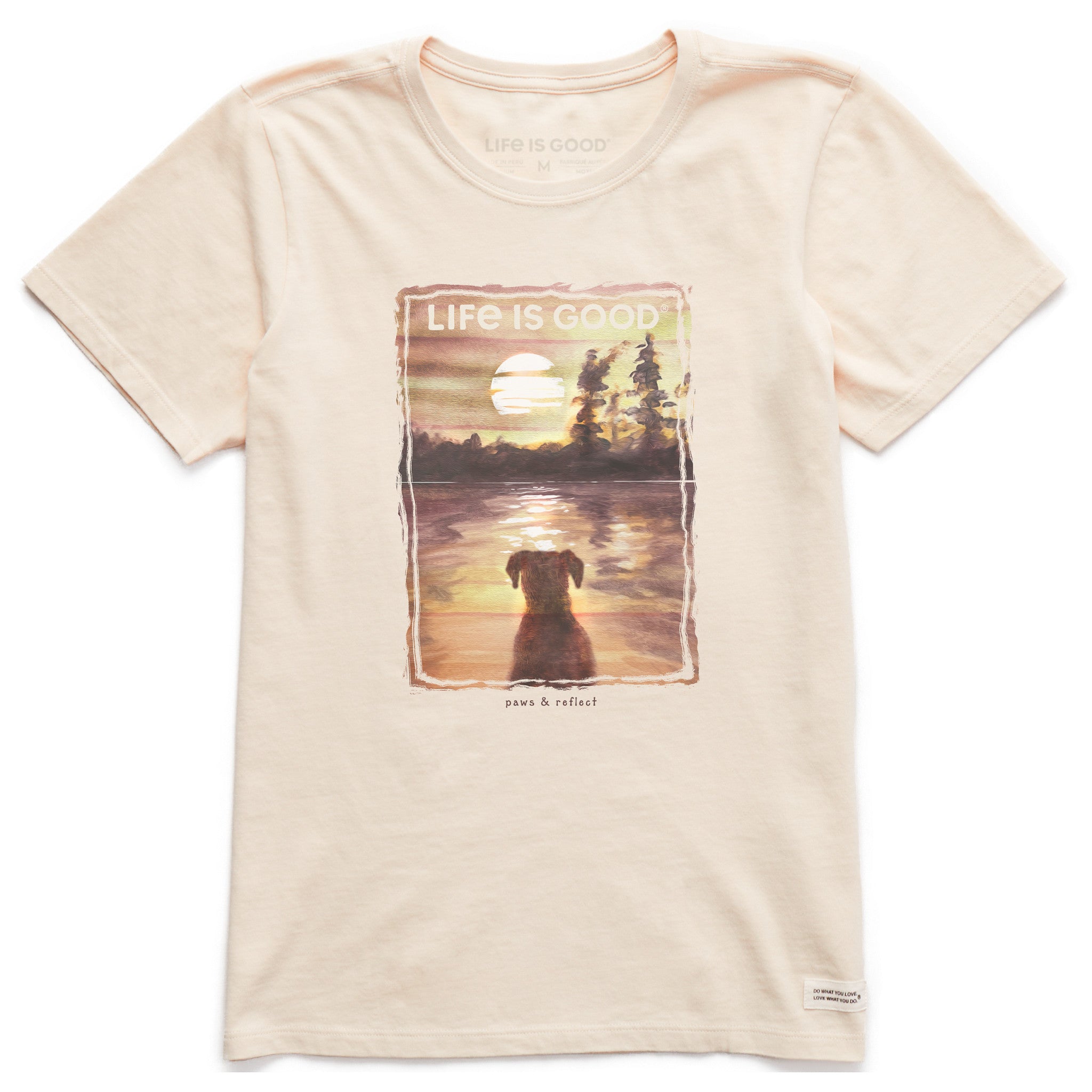 Women's Paws and Reflect Short Sleeve Crusher Tee | Shop Life is Good