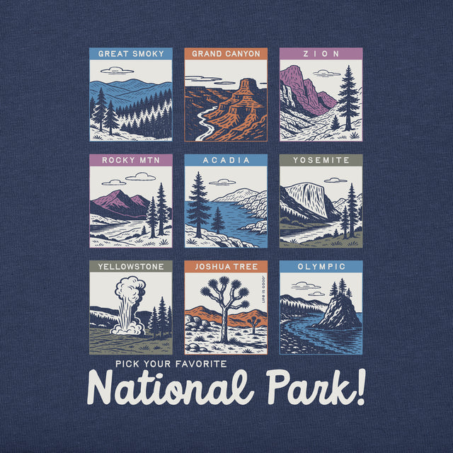 Product image for "Men's Pick Your Favorite National Park Short Sleeve Crusher Tee" ||174409_2