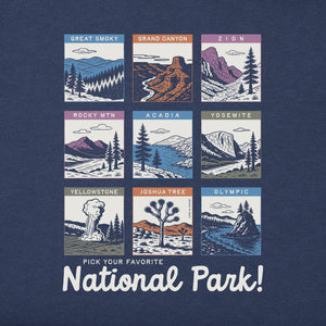 Product image for "Men's Pick Your Favorite National Park Long Sleeve Crusher Tee" ||174411_2