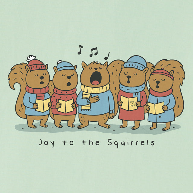 Product image for "Kids Joy to the Squirrels Carols Short Sleeve Crusher Tee" ||174549_2