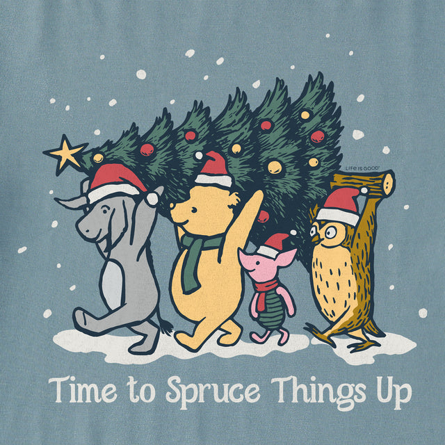 Product image for "Women's Time to Spruce Things Up Winnie Long Sleeve Crusher Tee" ||174654_2