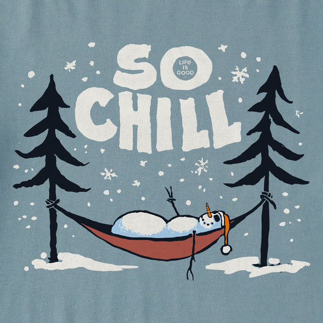 Product image for "Women's So Chill Snowman Long Sleeve Crusher Tee" ||174655_2