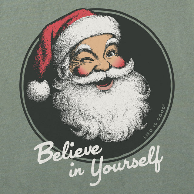 Product image for "Women's Believe in Yourself Santa Short Sleeve Crusher Tee" ||174700_2