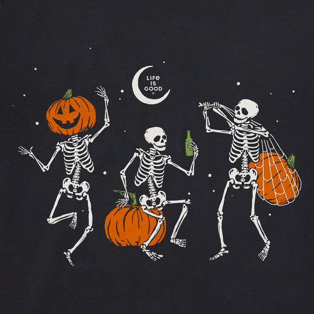 Product image for "Men's Skeleton Pumpkins Short Sleeve Crusher Tee" ||174795_2