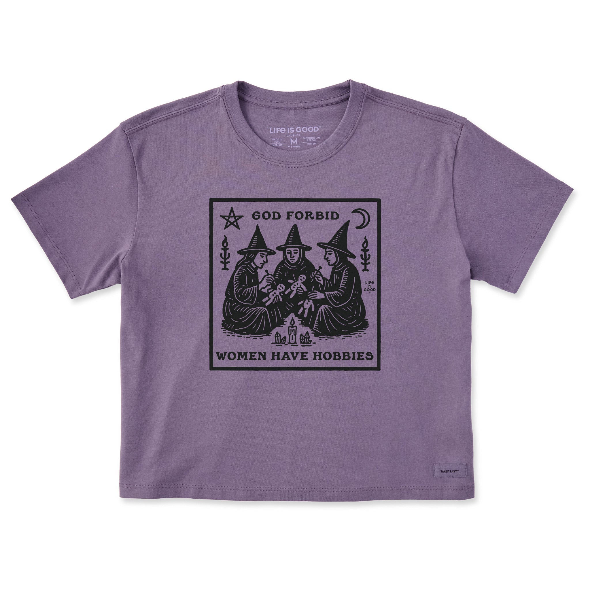 thumbnail image 2 of Comfort Colors God Forbid Women Have Hobbies Shirt, Funny Witchy Feminist Tee, Sarcastic Coven Shirt, Spooky Season Gothic Shirt,Witch Gift 2 of 11