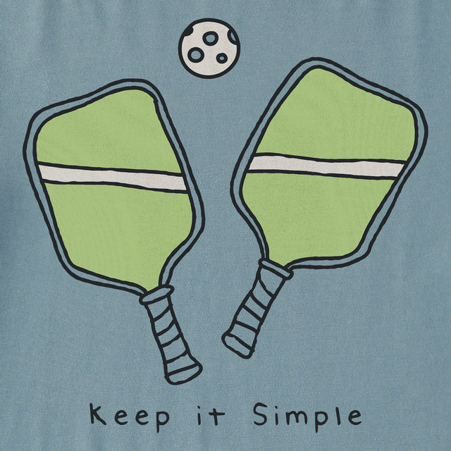 Product image for "Women's Keep it Pickleball Simple Short Sleeve Crusher Tee" ||174968_2