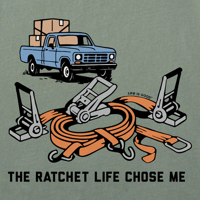 Product image for "Men's The Ratchet Life Chose Me Short Sleeve Crusher Tee" ||175006_2