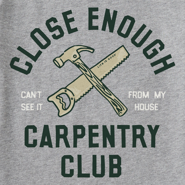 Product image for "Men's Close Enough Carpentry Club Short Sleeve Crusher Tee" ||175016_2