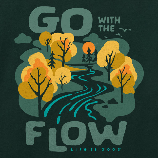 Product image for "Women's Go With the Flow Autumn Short Sleeve Crusher Tee" ||175026_2