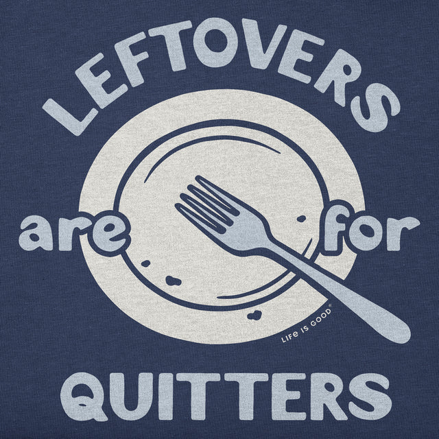 Product image for "Kids Leftovers are for Quitters Plate Short Sleeve Crusher Tee" ||175141_2