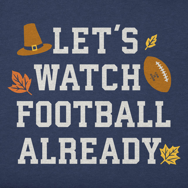Product image for "Women's Let's Watch Football Already Short Sleeve Crusher Tee" ||175211_2