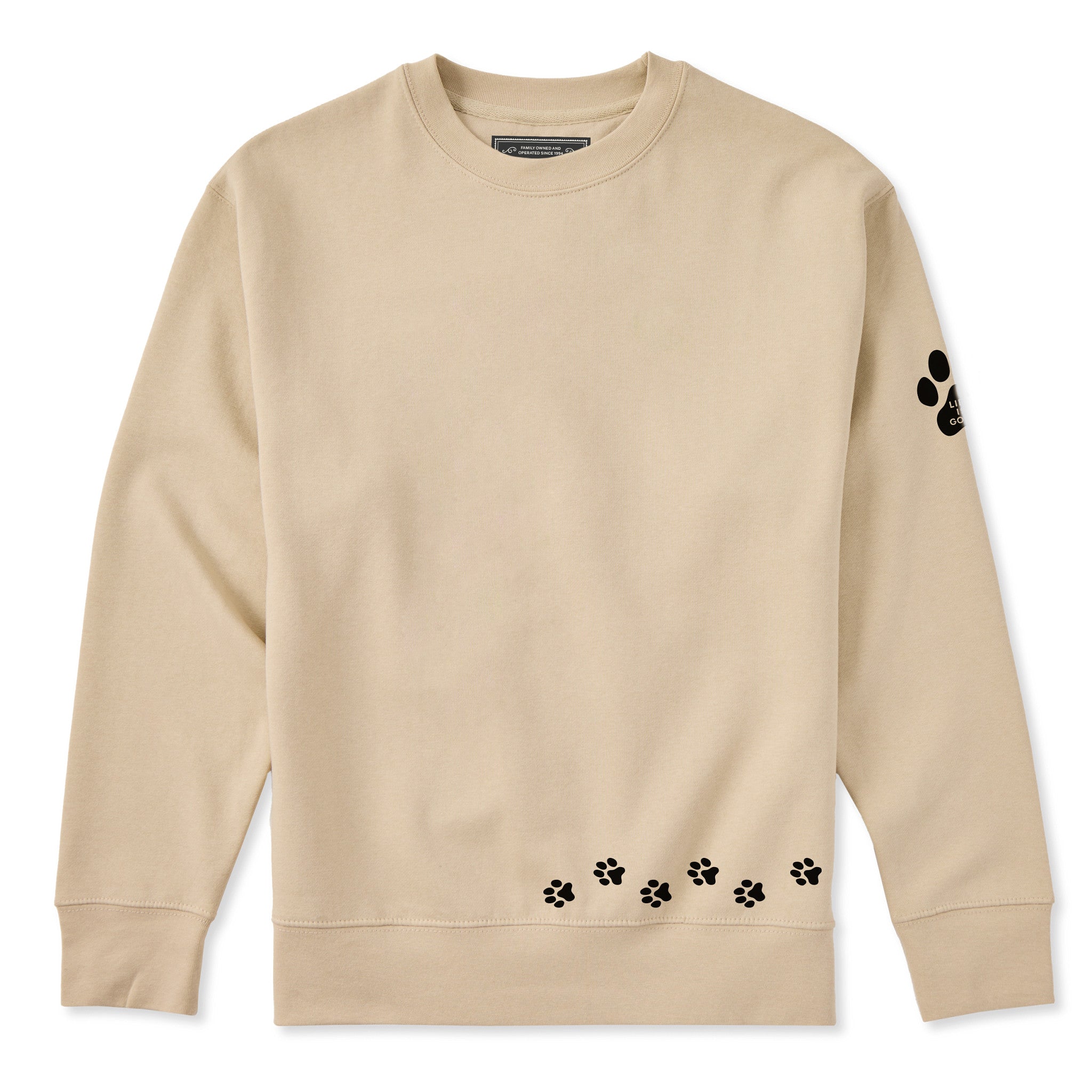 【本日限定】CLUBHAUS CREW SWEAT SHIRT Adult Unisex Walking Paws Every Wear Crew Sweatshirt | Shop Life