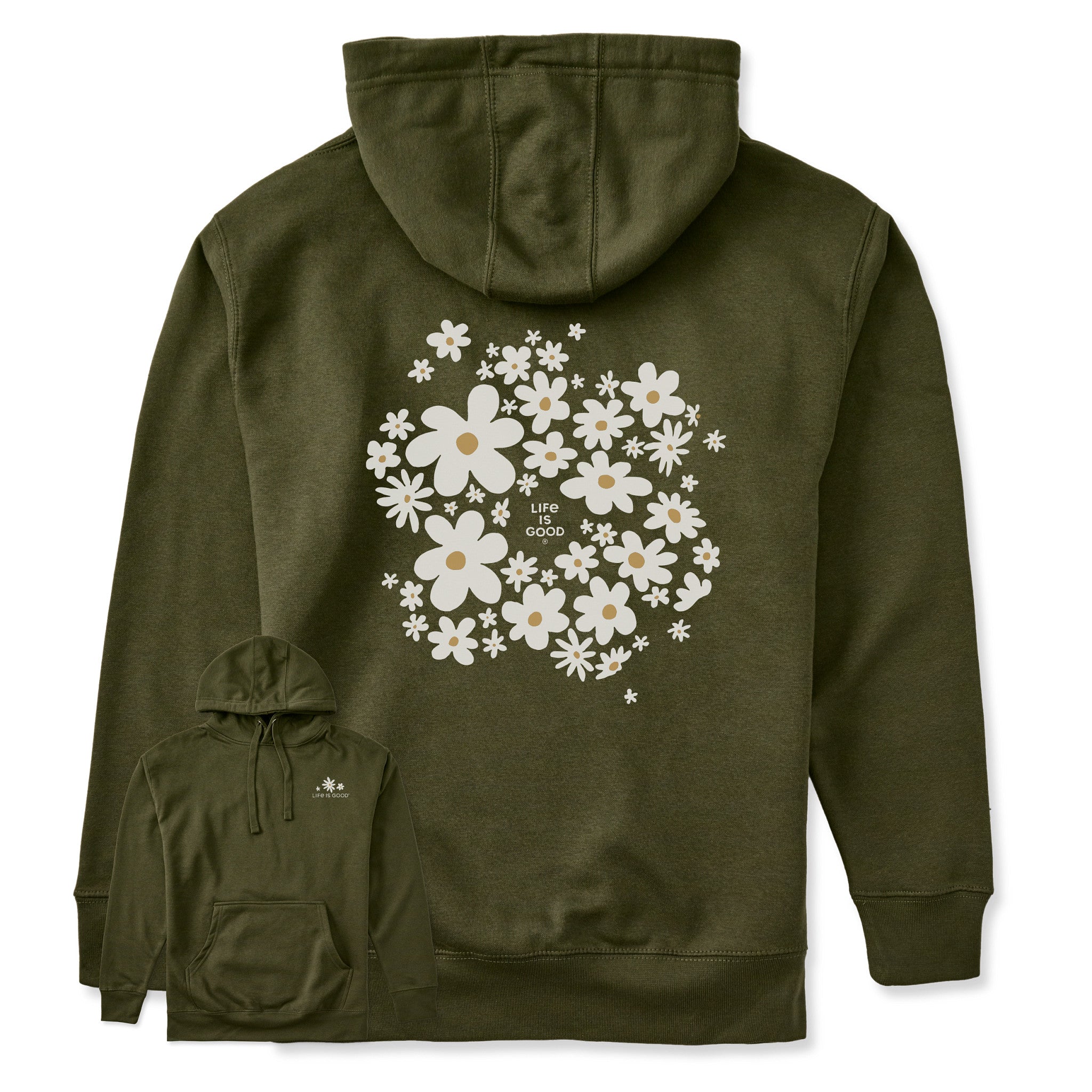 Adult Unisex Daisy Splash Every Wear Hoodie Sweatshirt | Shop Life