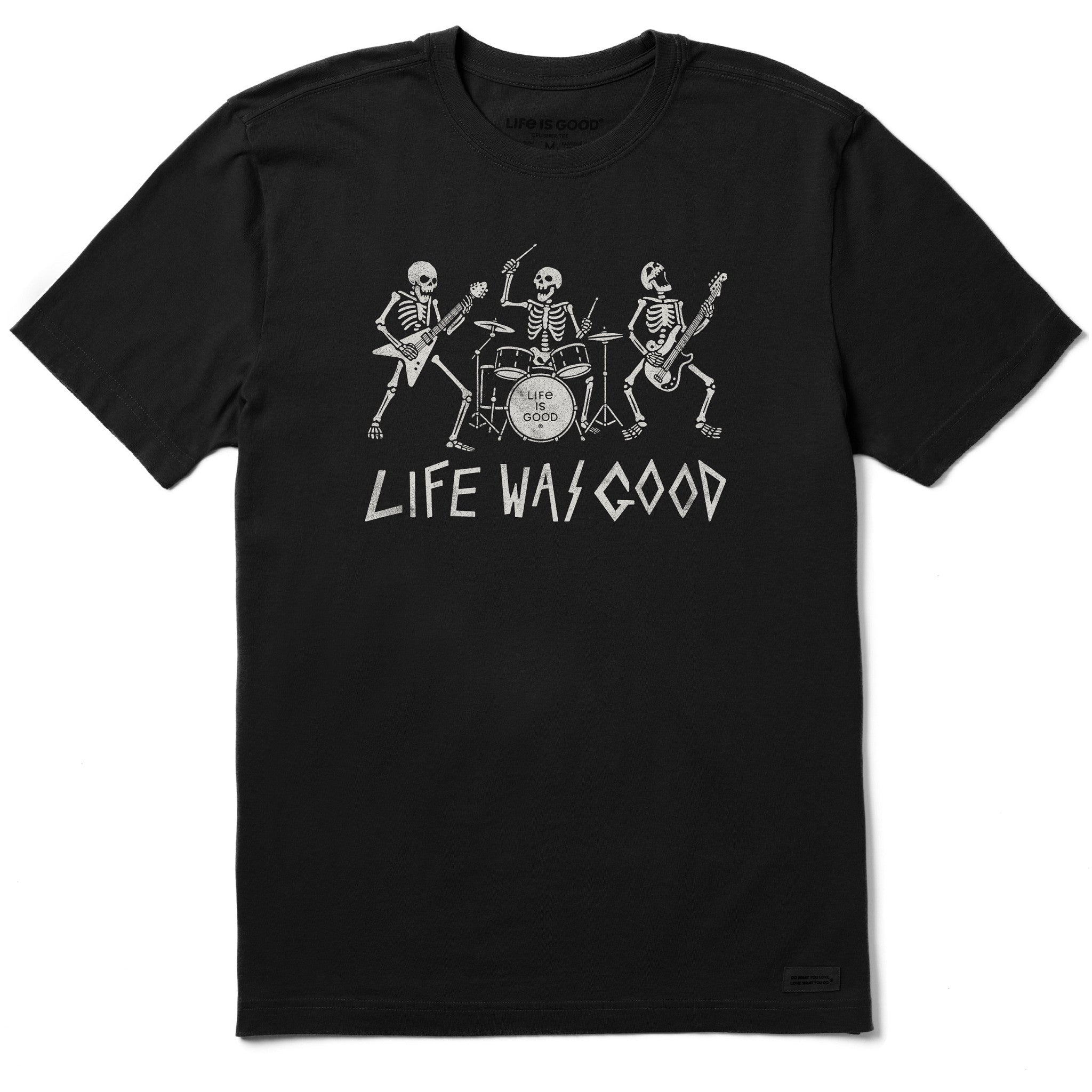 Men's Life Was Good Rock Band Short Sleeve Crusher Tee | Shop Life