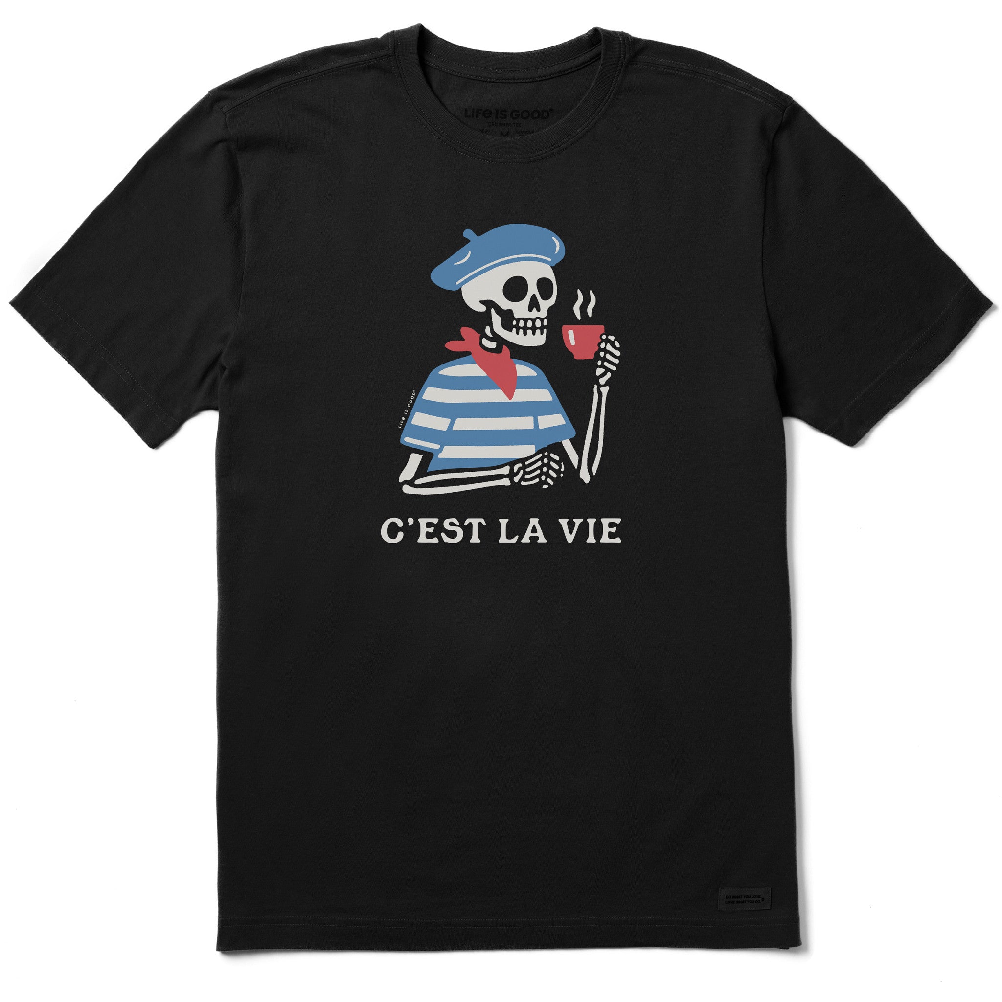 Men's C'est La Vie Skeleton Short Sleeve Crusher Tee | Shop Life is Good