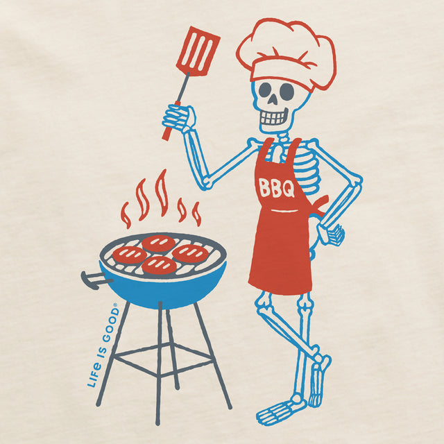 Product image for "Men's BBQ Skeleton Short Sleeve Crusher Tee" ||175352_2