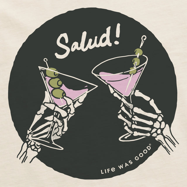 Product image for "Women's Skeleton Salud Short Sleeve Crusher Boxy Tee" ||175359_2