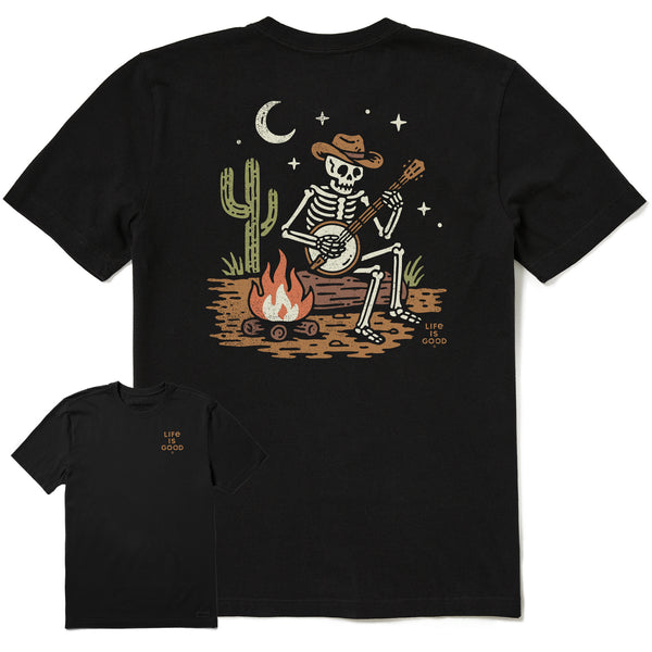Men's Banjo Skeleton Short Sleeve Crusher Tee | Shop Life is Good
