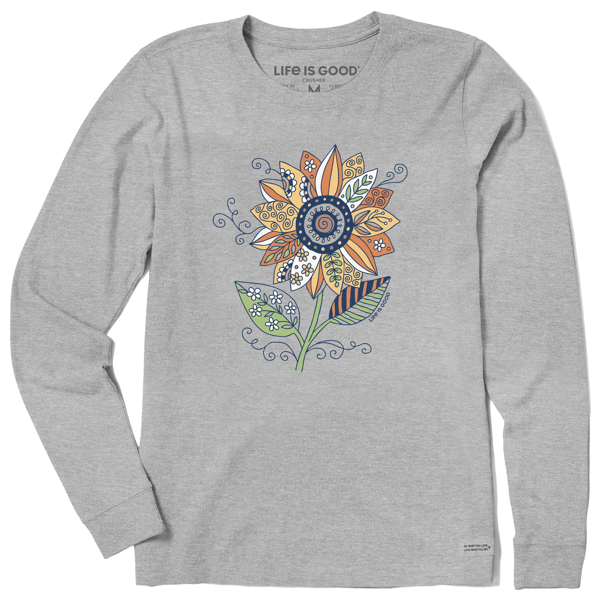 Women's Sunflower Season Long Sleeve Crusher Tee | Shop Life is Good