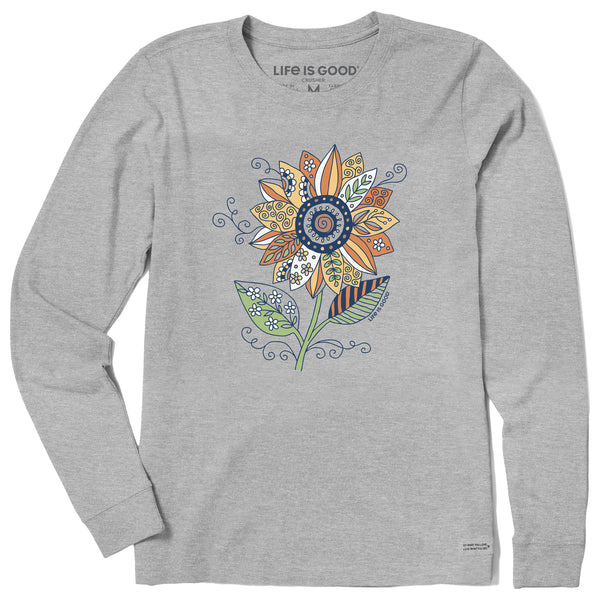 Women's Sunflower Season Long Sleeve Crusher Tee | Shop Life is Good