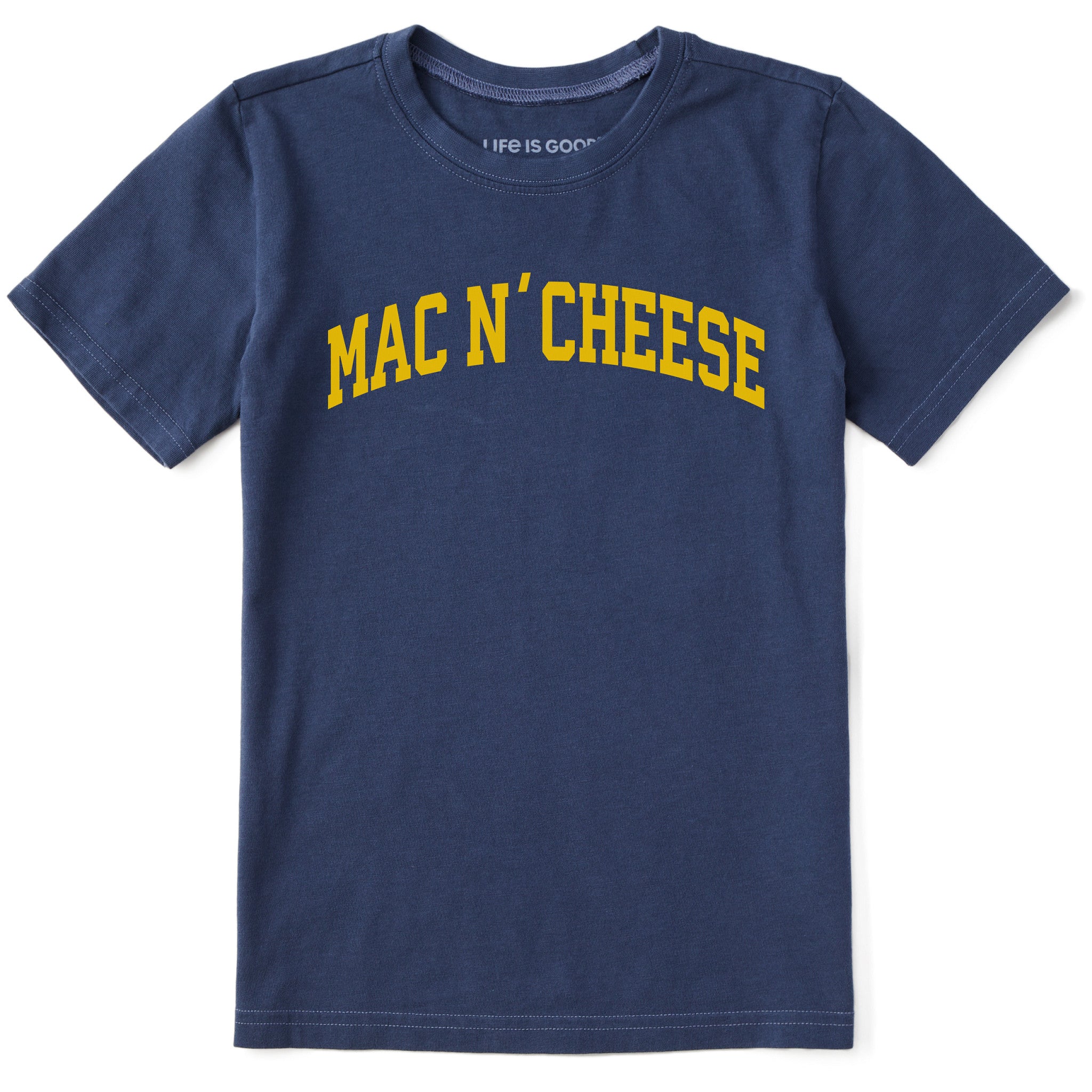 Kids Mac N' Cheese Arch Short Sleeve Crusher Tee | Shop Life is Good