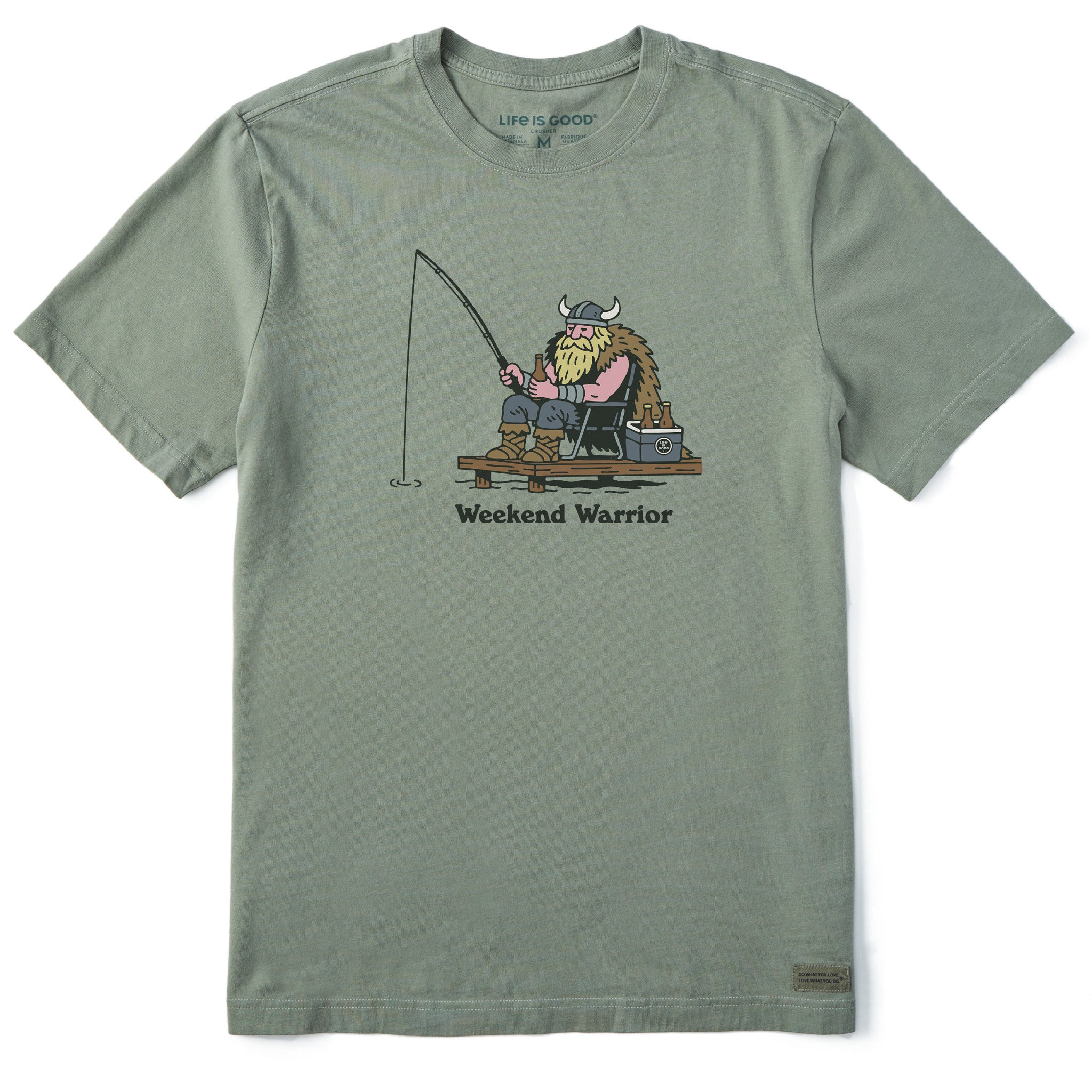 Men's Weekend Warrior Fishing Short Sleeve Crusher Tee | Shop Life