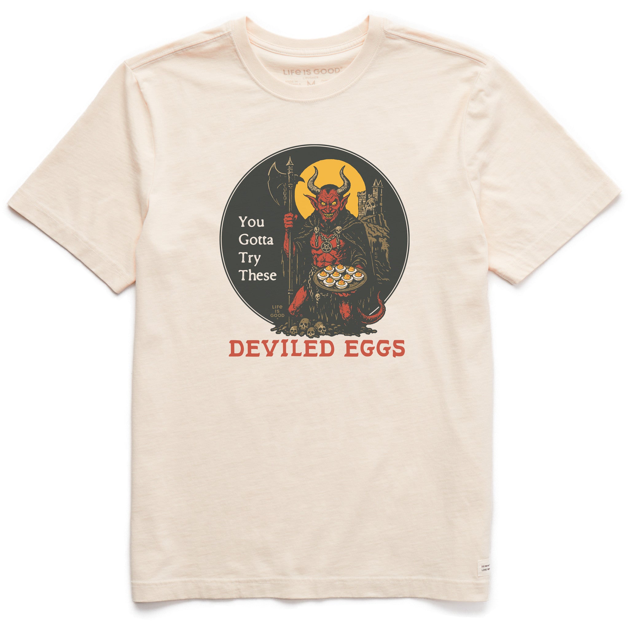 Men's Try These Deviled Eggs Short Sleeve Crusher Tee | Shop Life
