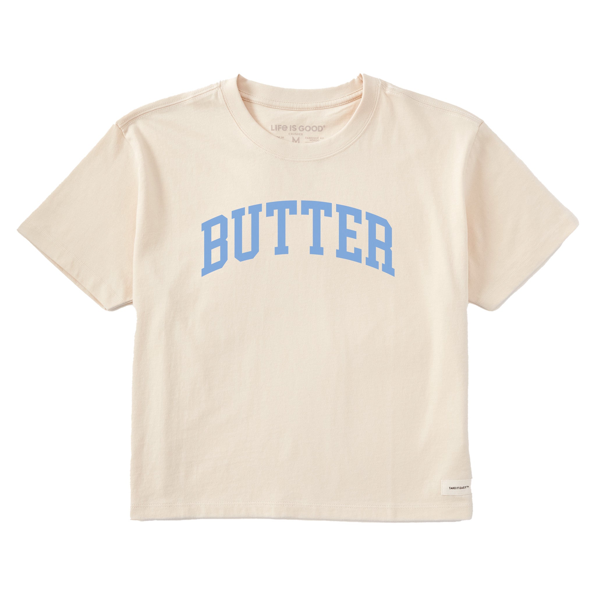 Women's Butter Athletic Arch Short Sleeve Crusher Boxy Tee | Shop