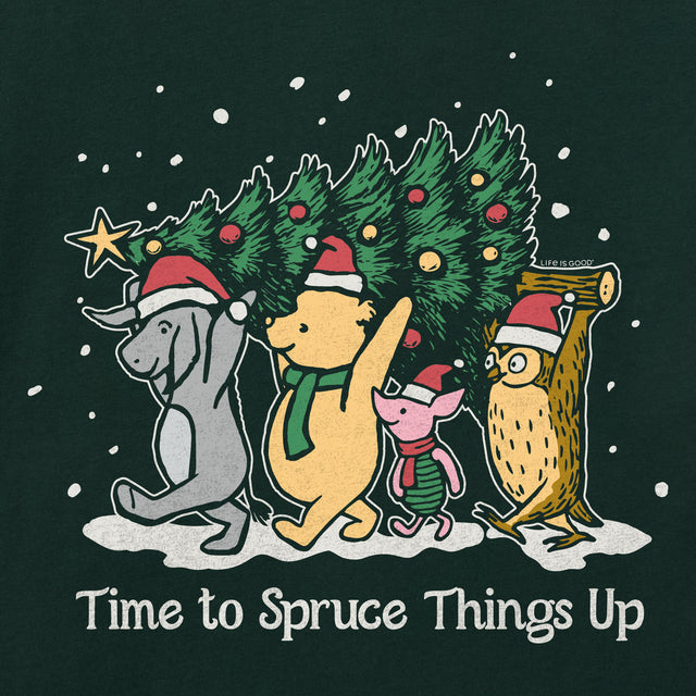 Product image for "Women's Time to Spruce Things Up Winnie Long Sleeve Crusher Tee" ||176508_2