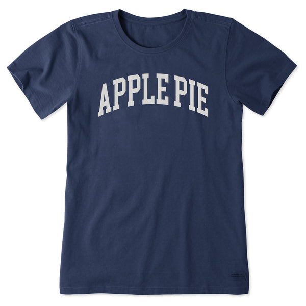 SEA⭐︎Apple pie GRAPHIC Tee Women's Apple Pie Athletic Arch Short Sleeve Crusher Tee | Shop