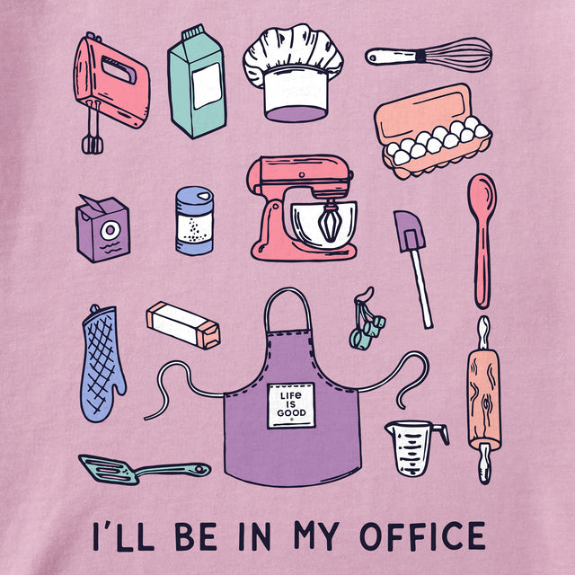 Product image for "Women's I'll Be in My Office Baking Long Sleeve Crusher Tee" ||176631_2