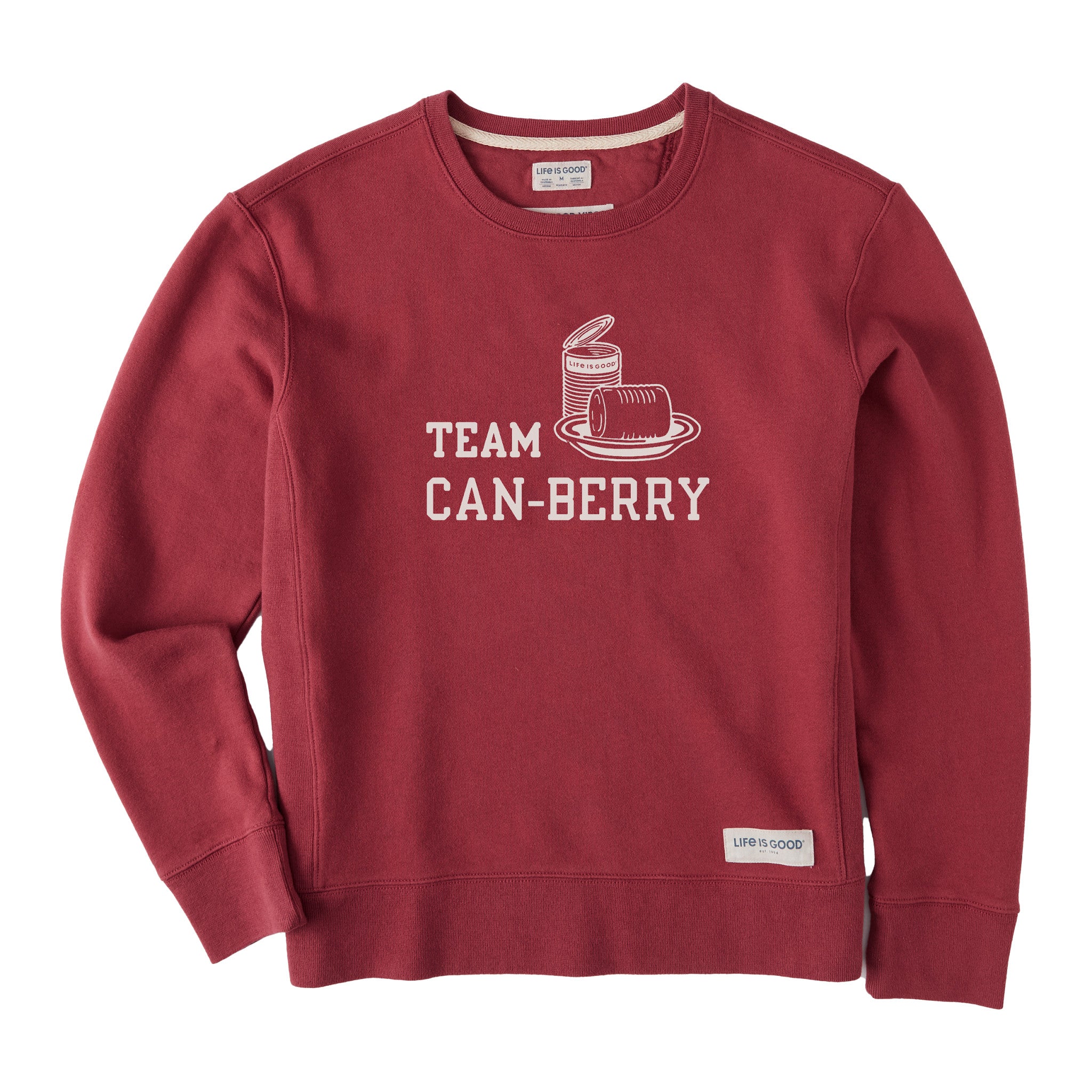 Women's Team Can-Berry Simply True Fleece Crew | Shop Life is Good