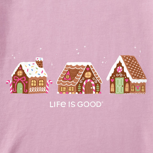 Product image for "Women's Gingerbread House Trio Long Sleeve Crusher Tee" ||176858_2
