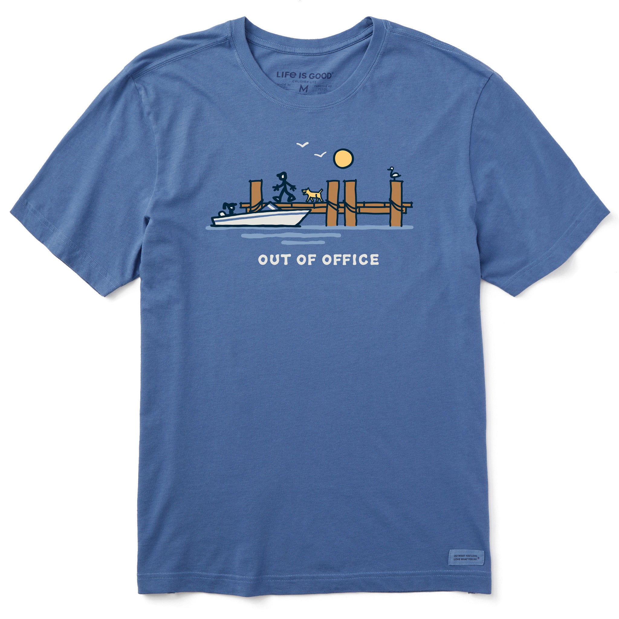 Men's Dock Lake Out of Office Short Sleeve Crusher Tee | Shop Life