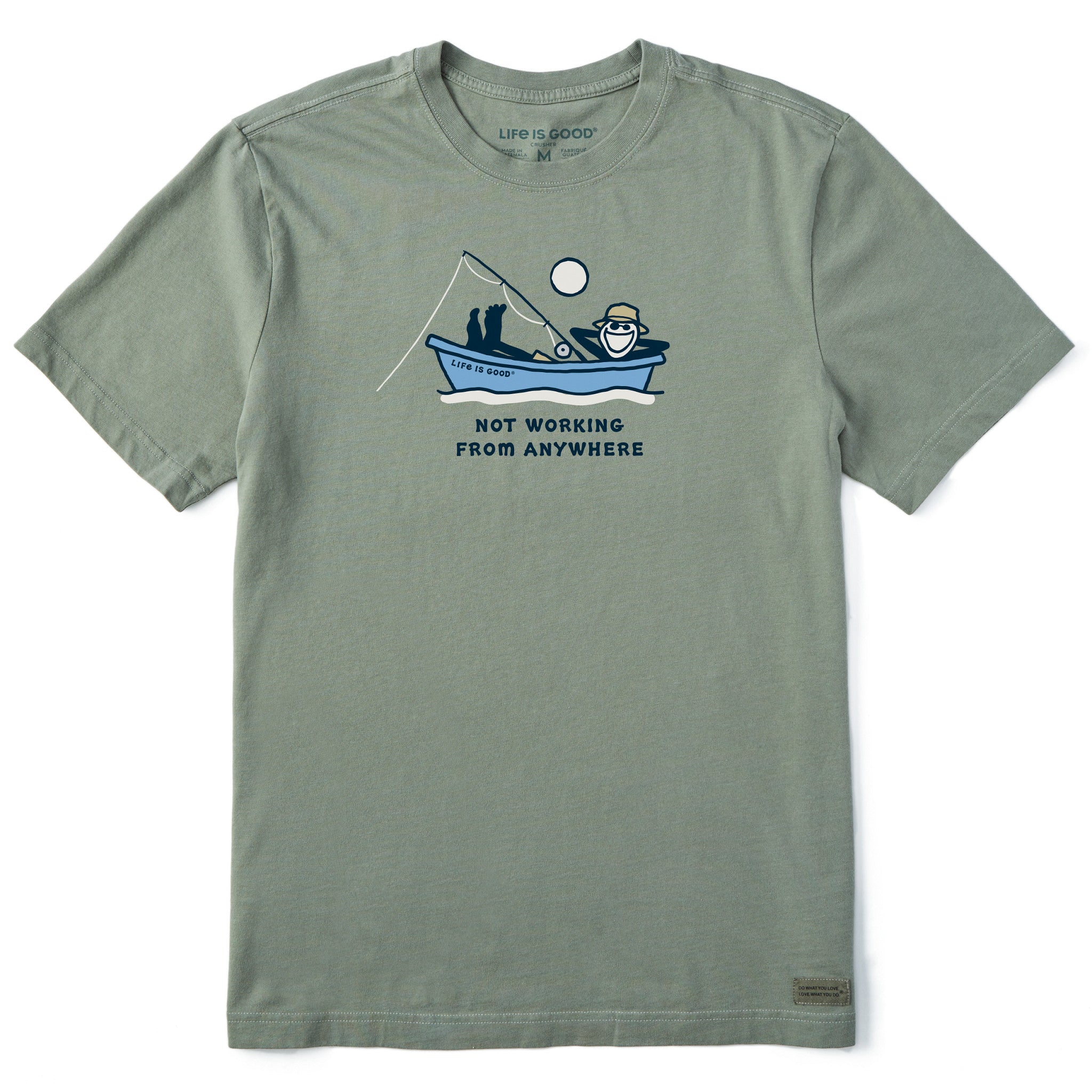 Men's Jake Fishing Not Working Short Sleeve Crusher Tee | Shop