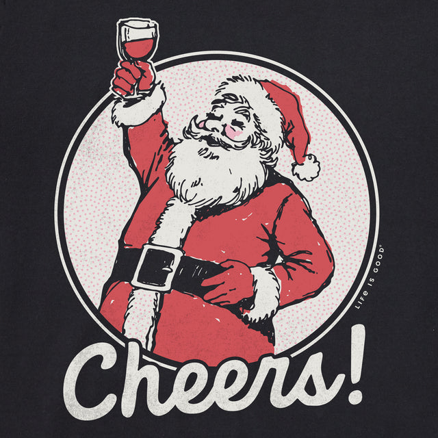Product image for "Men's Cheers to Santa Short Sleeve Crusher Tee" ||177277_2