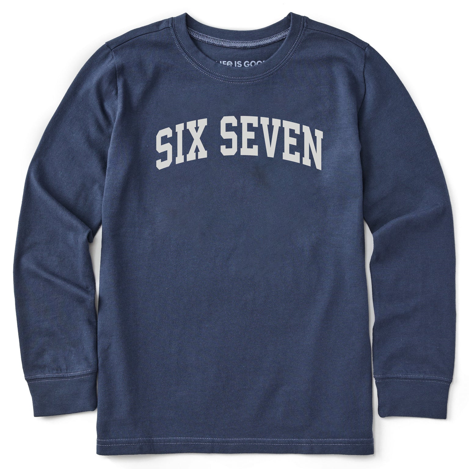 Kids Six Seven Arch Long Sleeve Crusher Tee