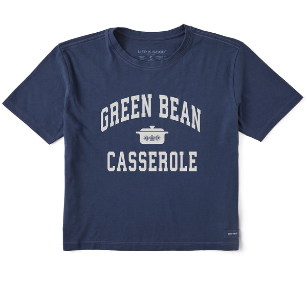 Women's Green Bean Casserole Athletic Arch Short Sleeve Crusher