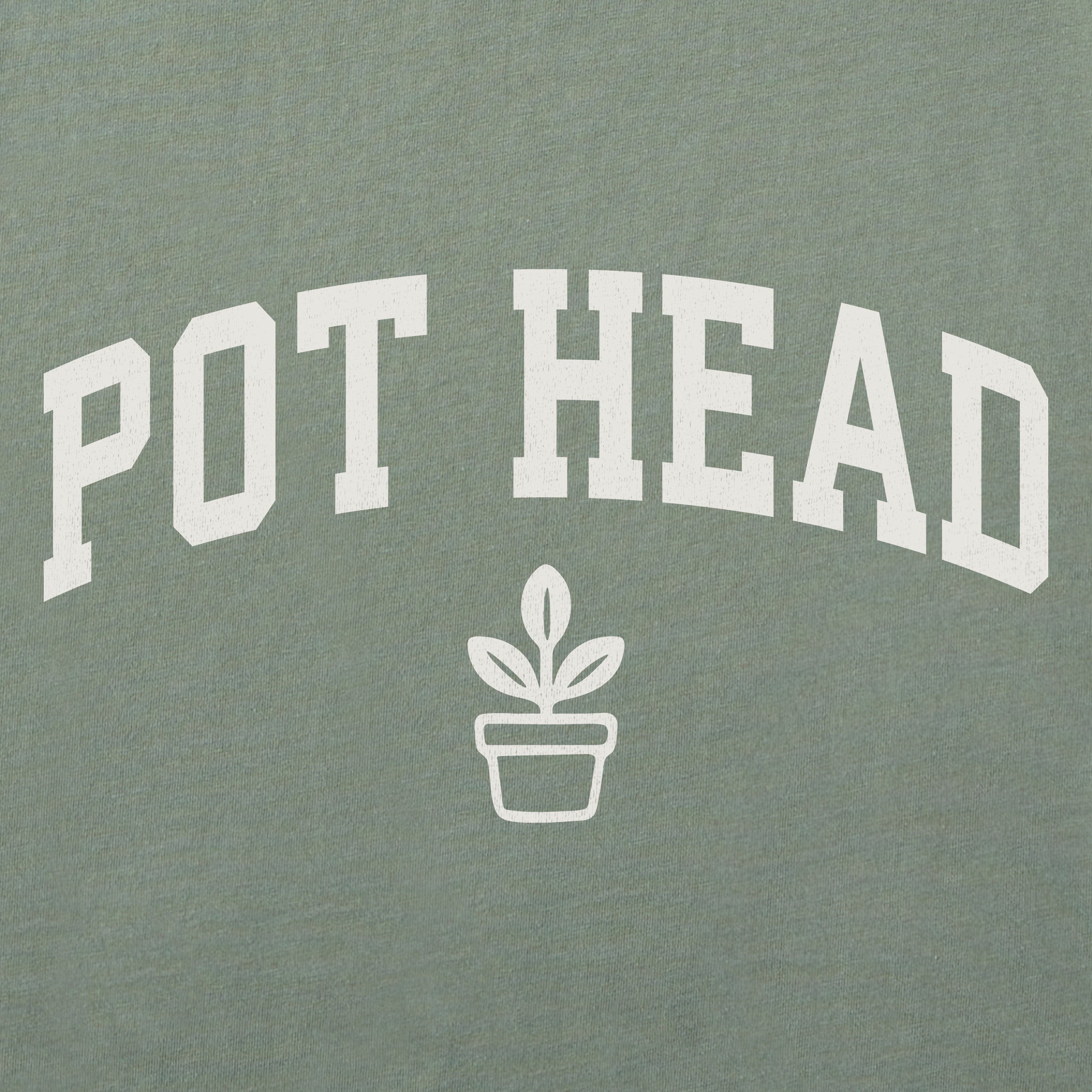 female pothead Women's Pot Head Arch Short Sleeve Crusher Vee