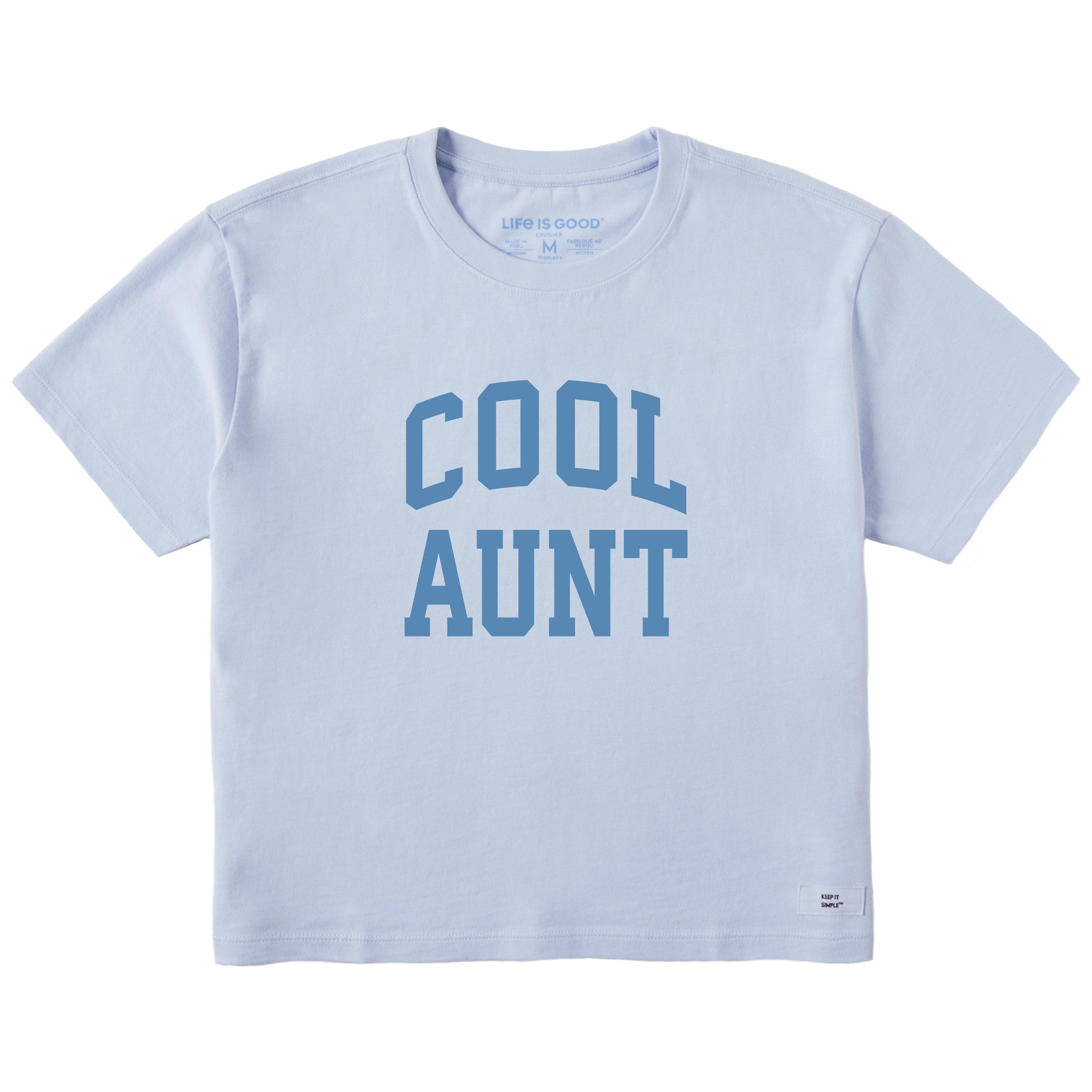 Women's Cool Aunt Arch Short Sleeve Crusher Boxy Tee | Shop Life