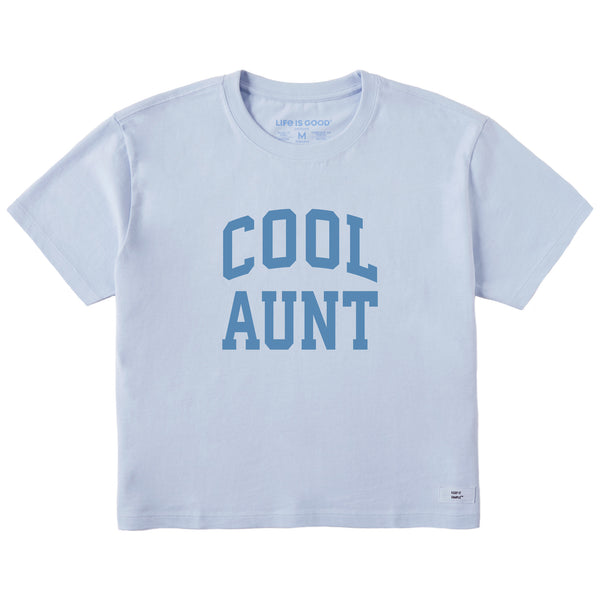 Women's Cool Aunt Arch Short Sleeve Crusher Boxy Tee | Shop Life