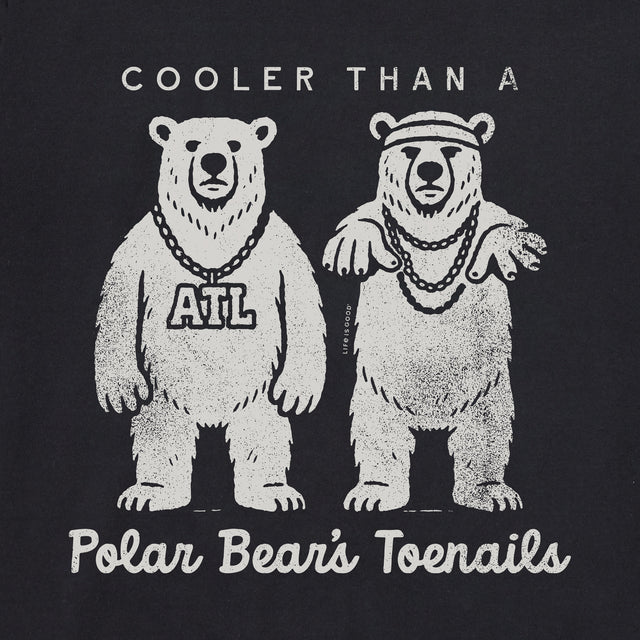 Product image for "Women's Polar Bear's Toenails Short Sleeve Crusher Tee" ||180715_2